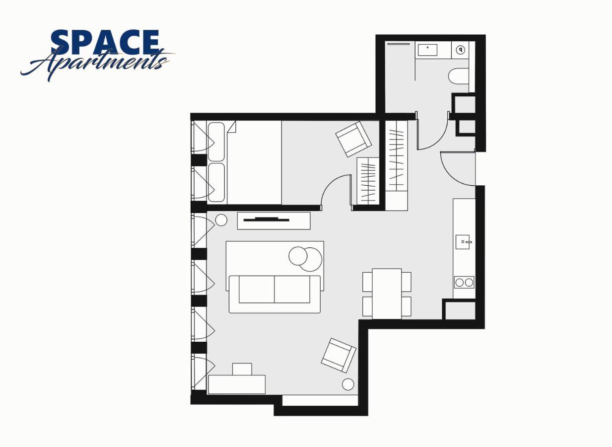 Space Apartments Stettino Esterno foto